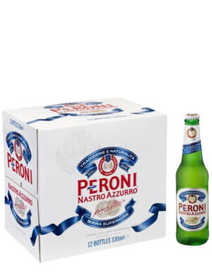 Peroni Nastro Azzuro 33cl x 12 Bottle Pack