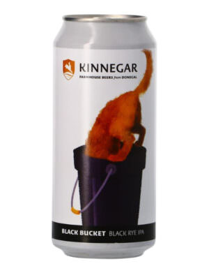 Kinnegar Black Bucket 44cl Can