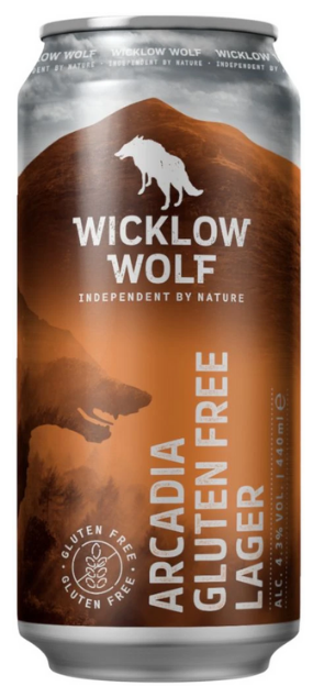 Wicklow Wolf - Arcadia - *GLUTEN FREE* Lager 44cl Can