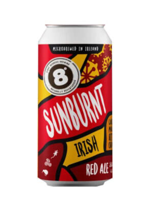 8 Degrees Sunburnt Irish Red Ale 44cl Can