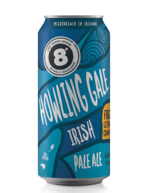 8 Degrees Howling Gale Irish Pale Ale 44cl Can
