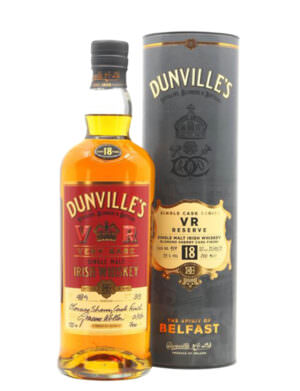 Dunvilles 18 Year Old Single Malt Sherry Cask 70cl