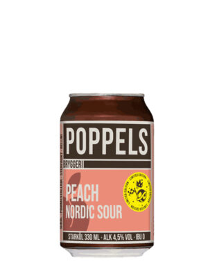 Poppels Peach Nordic Sour 33cl Can