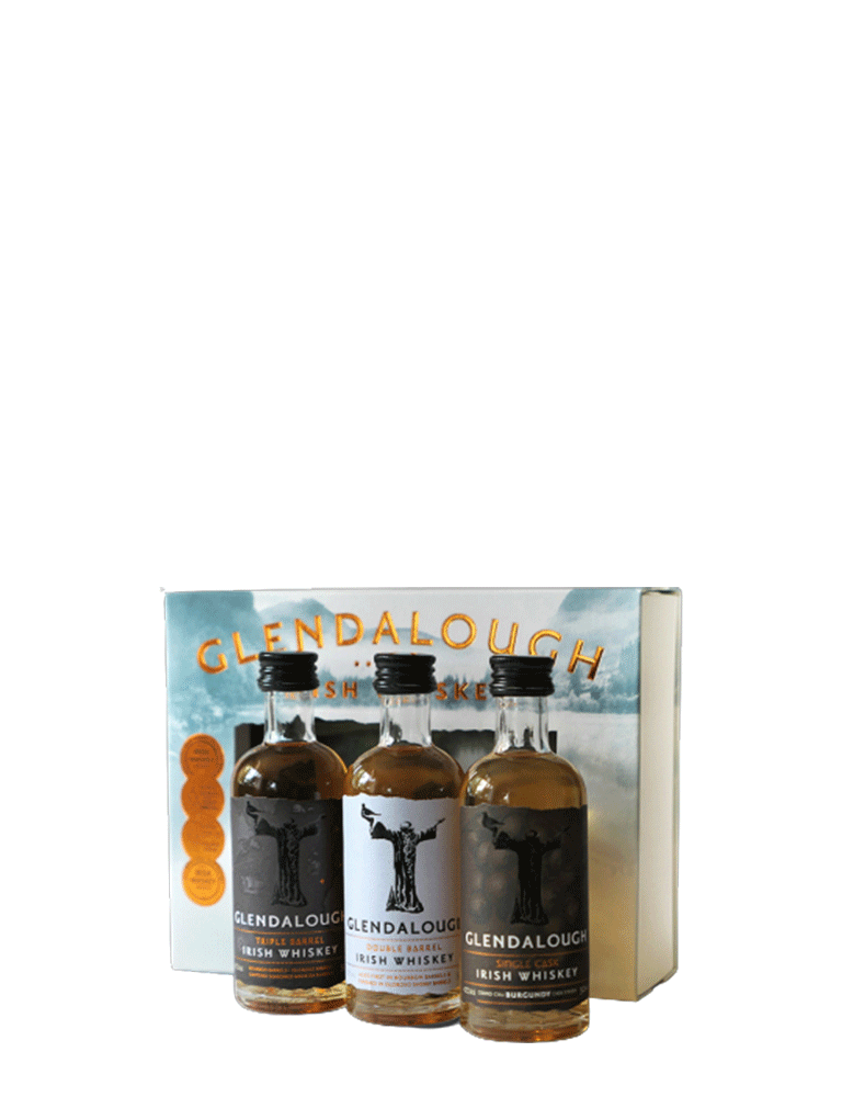 Glendalough Distillery Irish Whiskey Discovery Collection 3x5cl Bottles