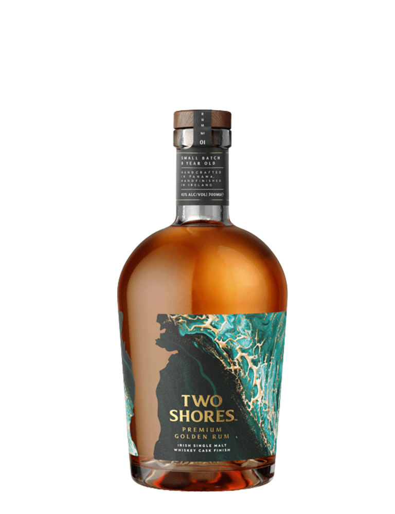 Two Shores Premium Rum Irish Single Malt Cask 70cl