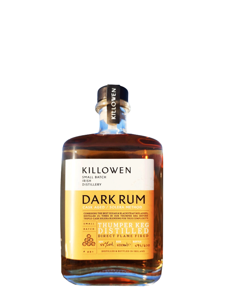 Killowen Cask Aged Dark Rum 50cl