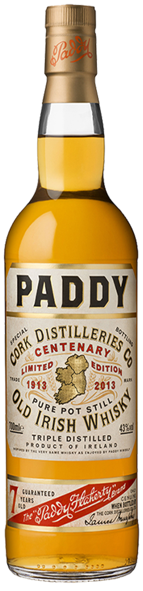 Paddy Centenary 7 Year Old Limited Edition 70cl