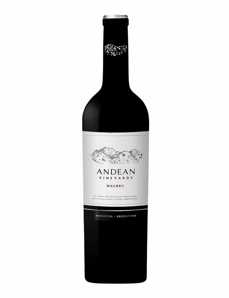 Andean - Wine 75cl Malbec Vineyards Centre The