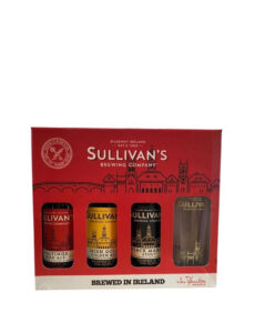 Sullivan's 3 Bottle & Glass Set