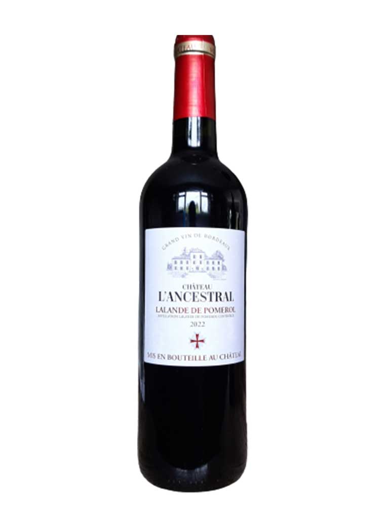 De L\'Ancestral Chateau Centre Pomerol Wine Lalande - 2022 The